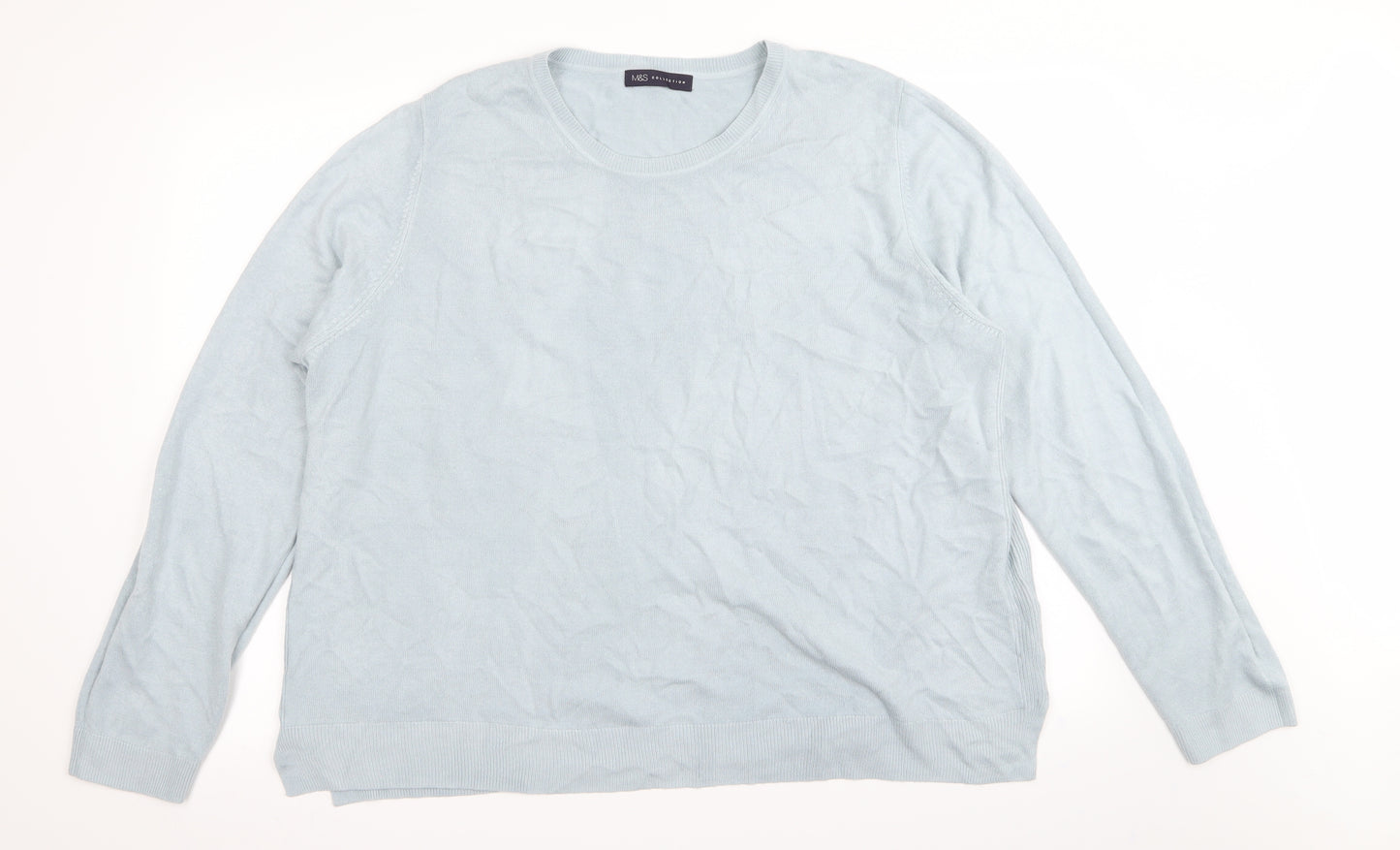 m&s Womens Blue   Pullover Jumper Size 22