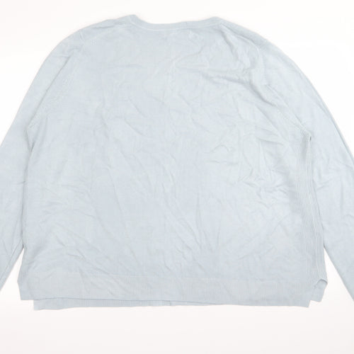 m&s Womens Blue   Pullover Jumper Size 22