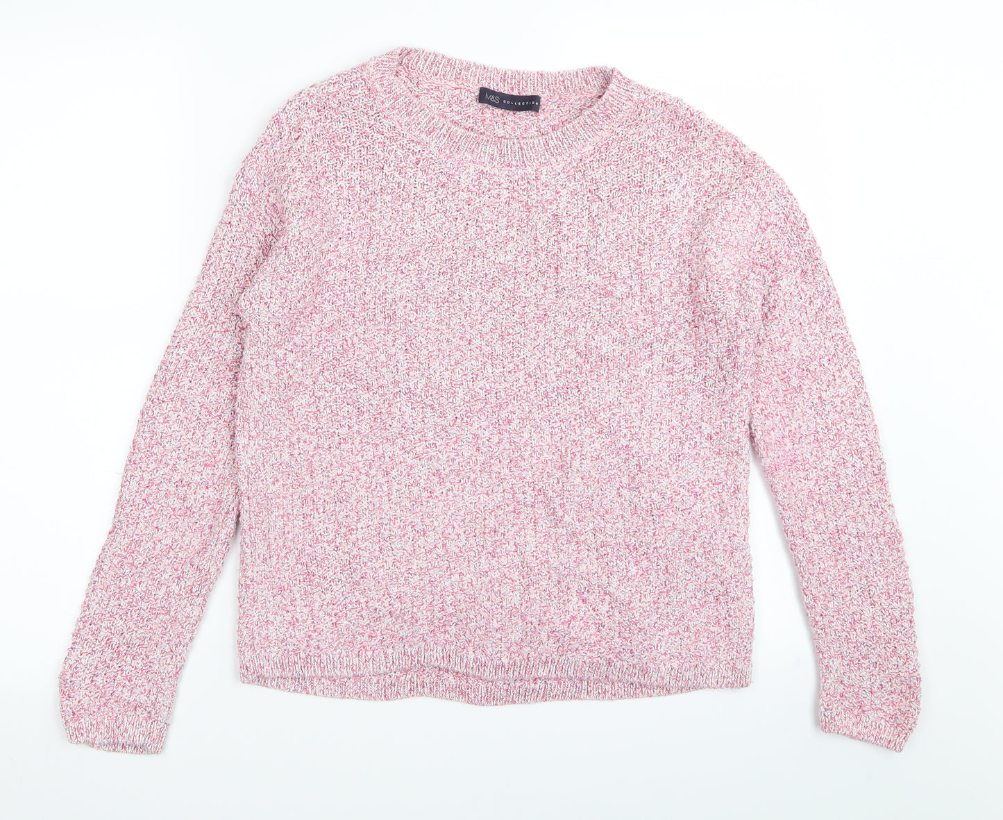 M&S Womens Pink   Pullover Jumper Size 10