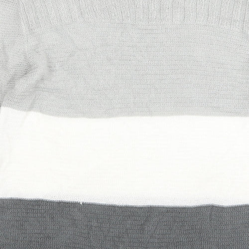 Femme Womens Grey   Pullover Jumper Size S