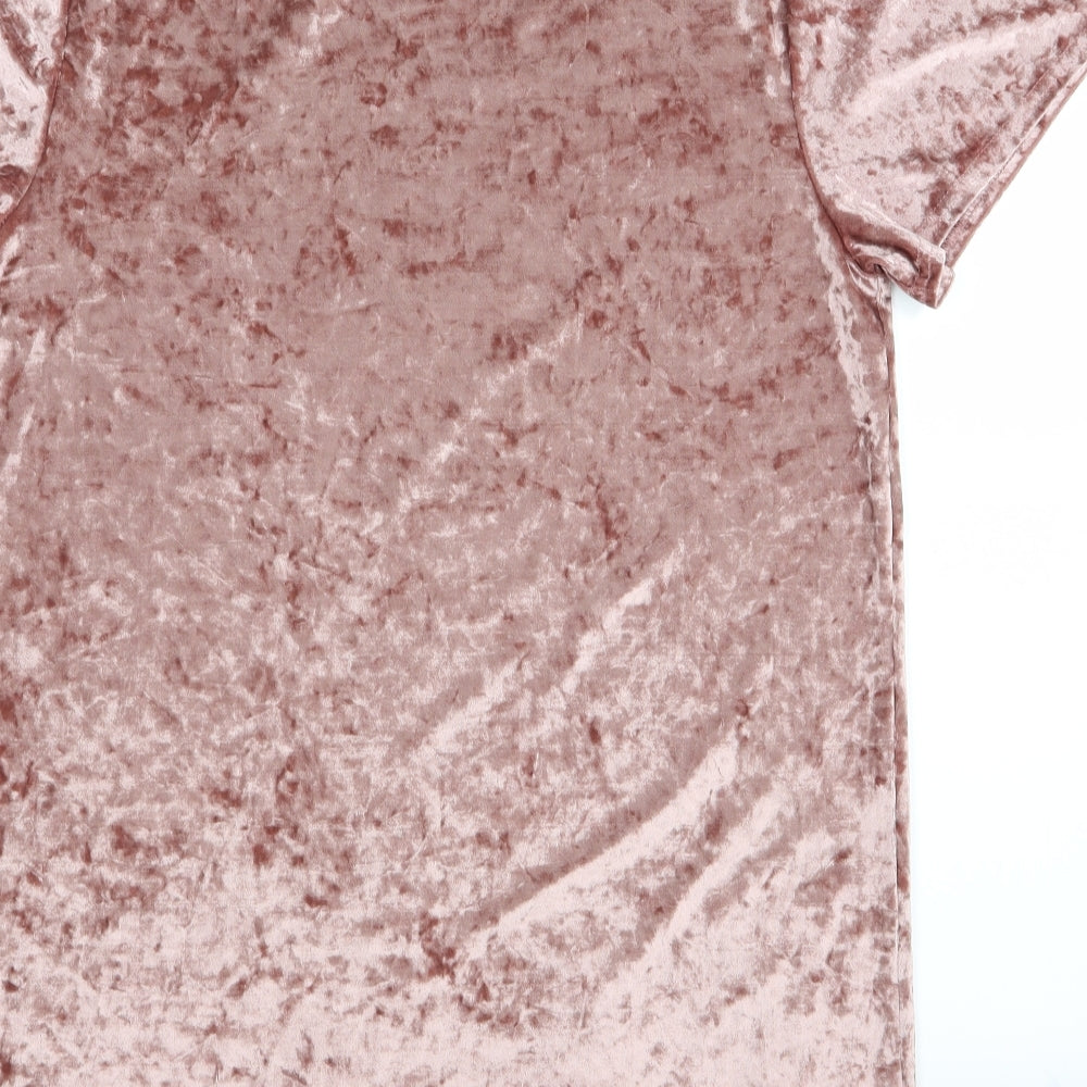 PLT Womens Pink   T-Shirt Dress  Size 10