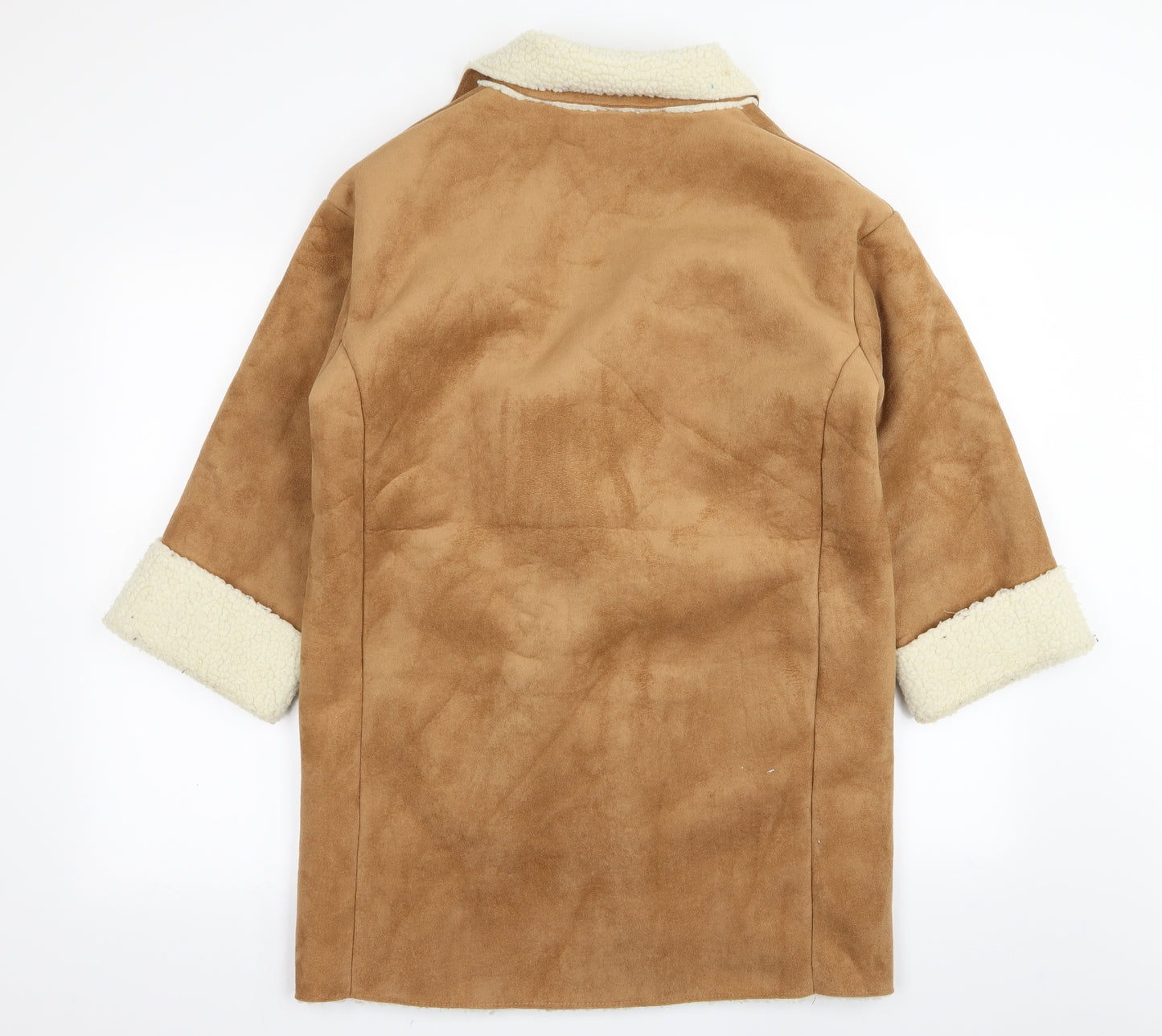 KBF Womens Brown   Overcoat Coat Size M
