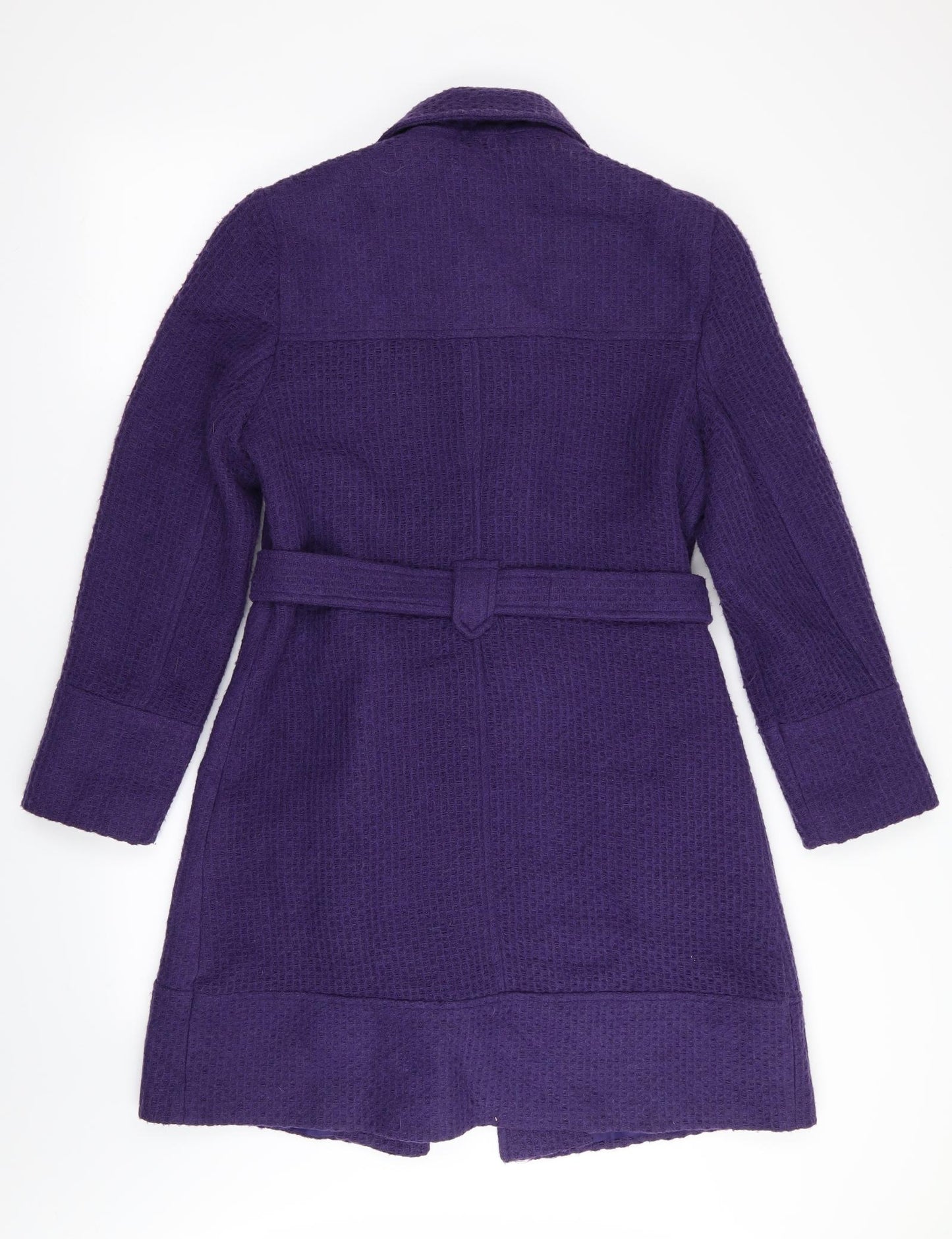 androse Womens Purple   Overcoat Coat Size 14