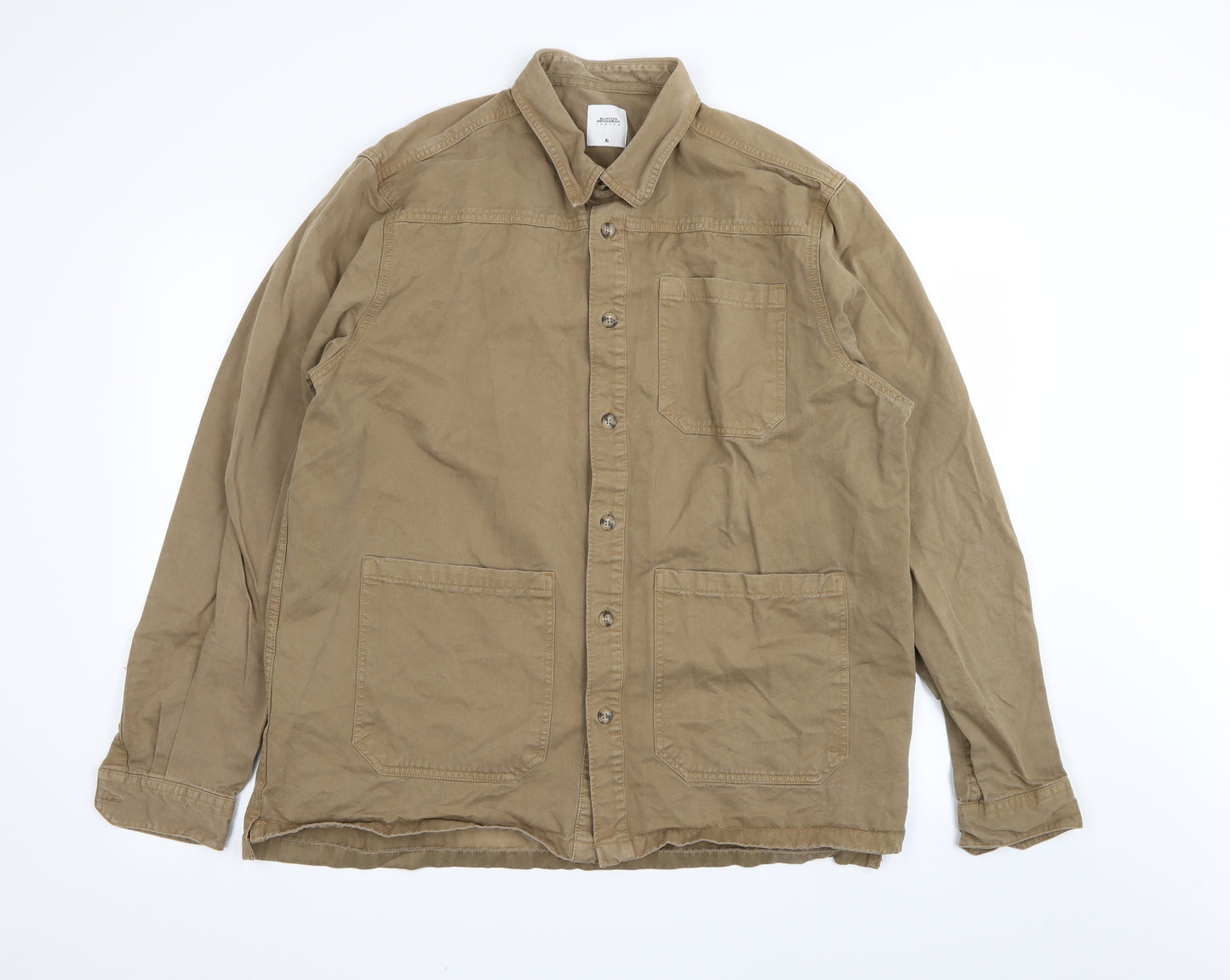 burton menswear Mens Beige   Jacket  Size XL