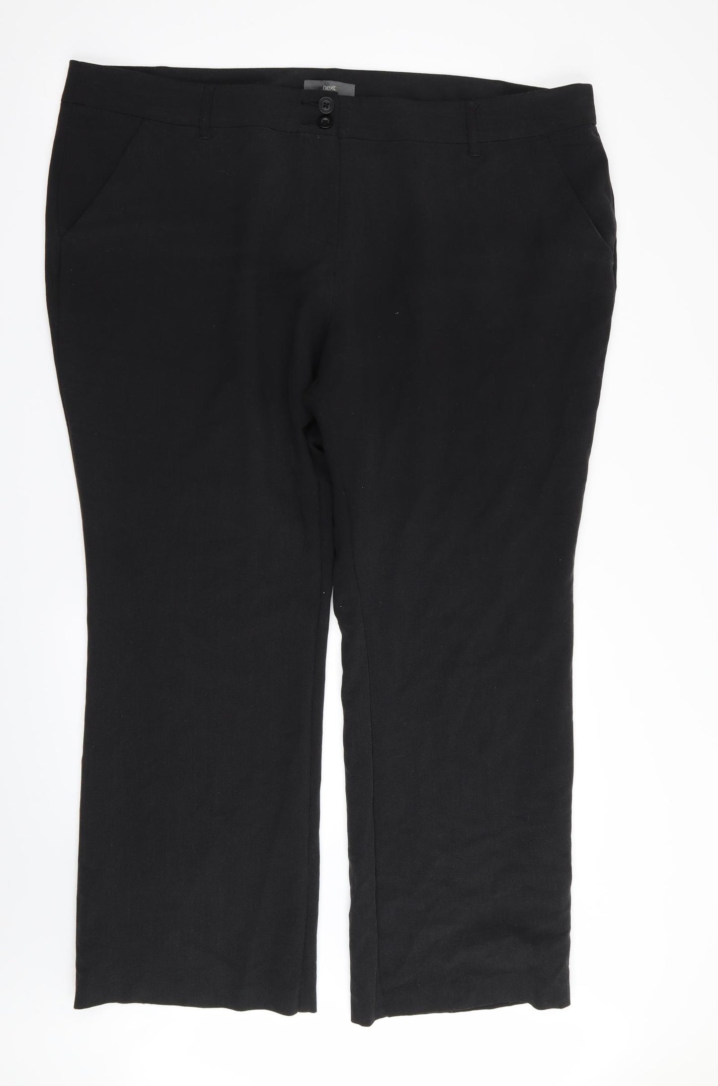 NEXT Womens Black   Trousers  Size 22 L32 in