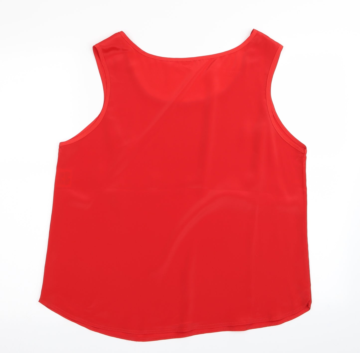 Extra fashion Womens Red   Basic Blouse Size 18