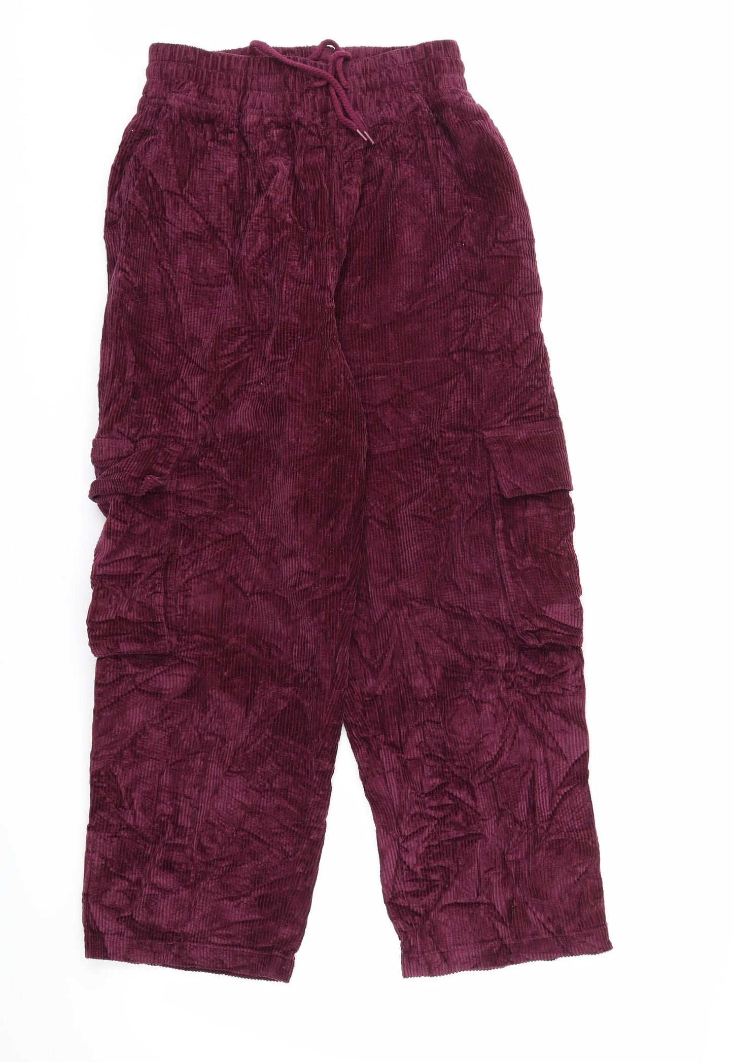 ASOS Womens Red   Trousers  Size 8 L25 in - Stretch waistband