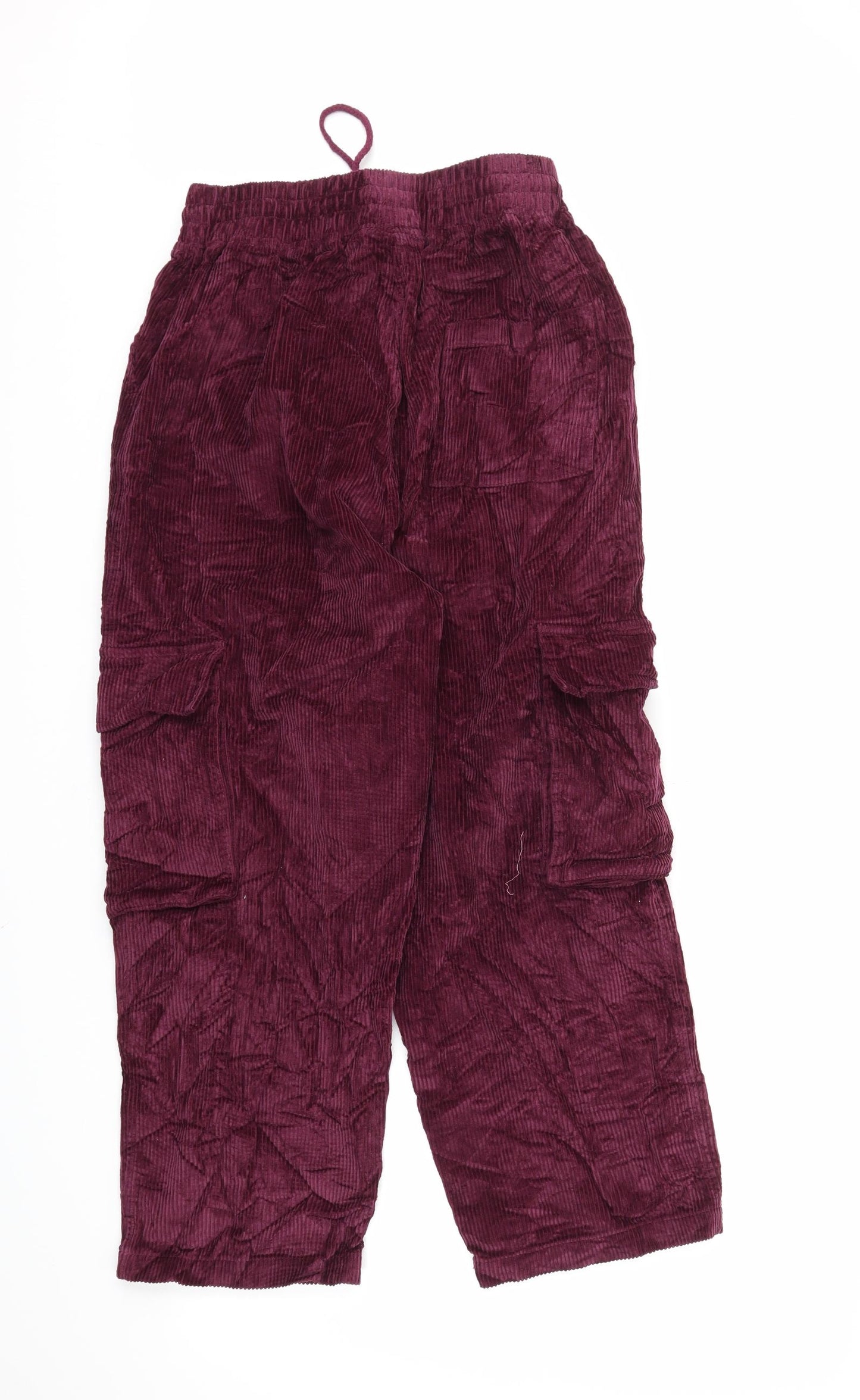 ASOS Womens Red   Trousers  Size 8 L25 in - Stretch waistband