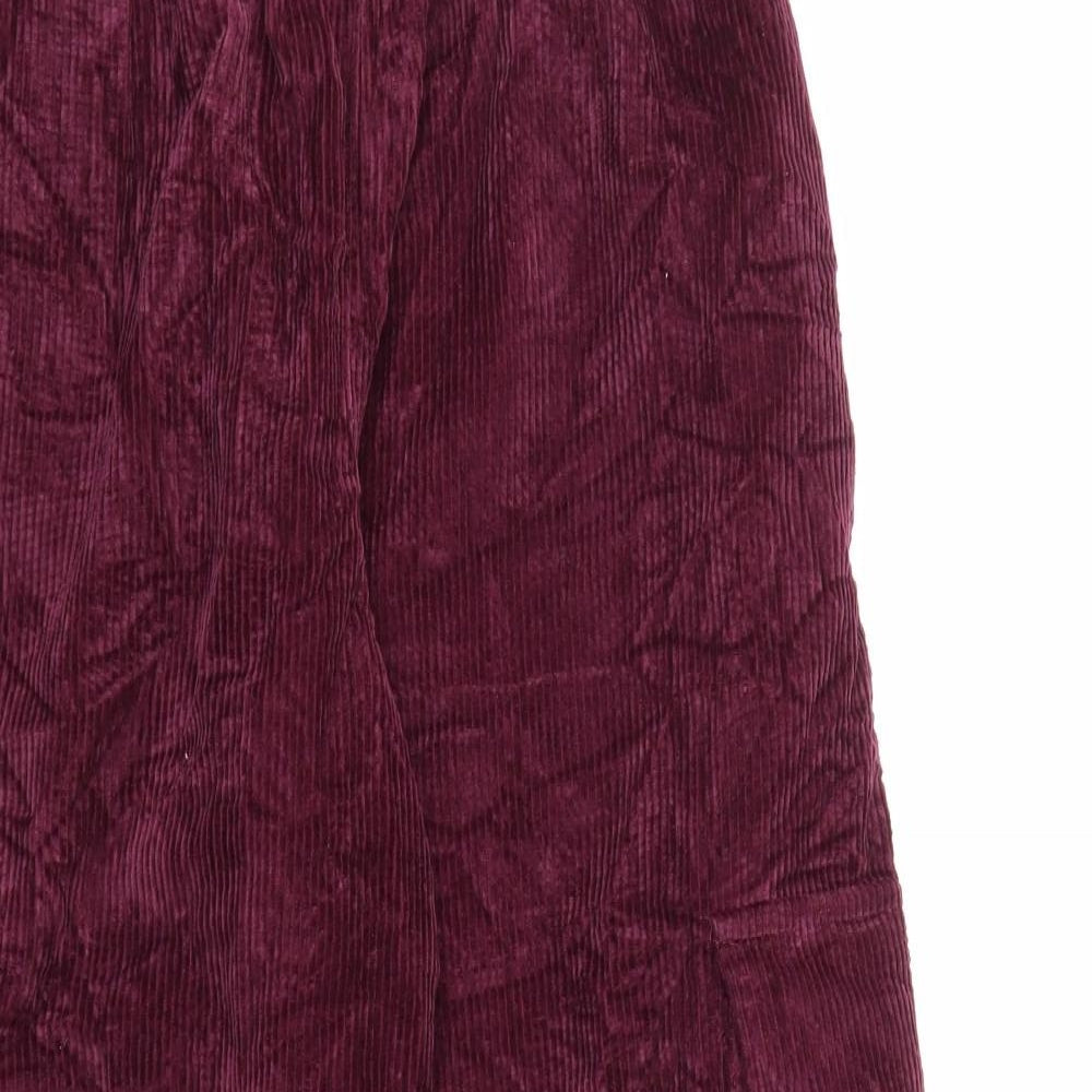 ASOS Womens Red   Trousers  Size 8 L25 in - Stretch waistband