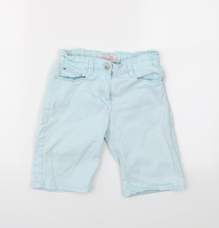 I LOVE DENIM  Girls Blue   Cut-Off Shorts Size 10 Years