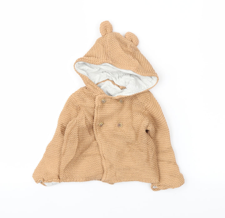 M&S Baby Brown   Basic Jacket Jacket Size 3-6 Months