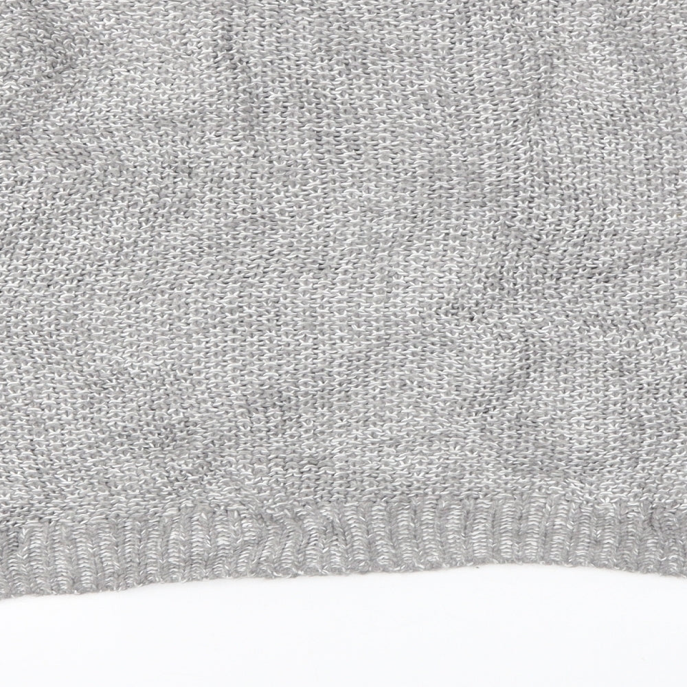 Next  Womens Grey Argyle/Diamond  Pullover Jumper Size 10