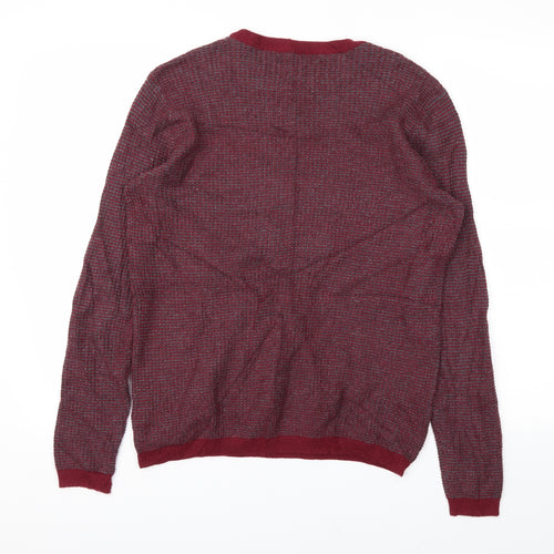 21 MEN Mens Red   Pullover Sweatshirt Size S