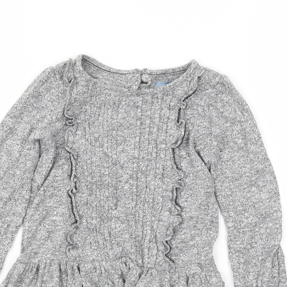 Baby Gap  Girls Grey   Fit & Flare  Size 4 Years