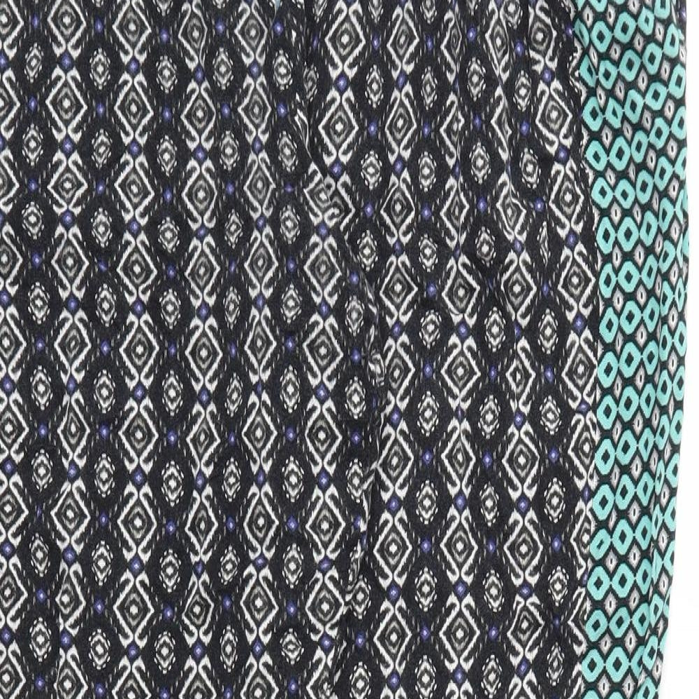 TU Womens Green Argyle/Diamond  Jegging Trousers Size 16 L30 in - Stretch waistband