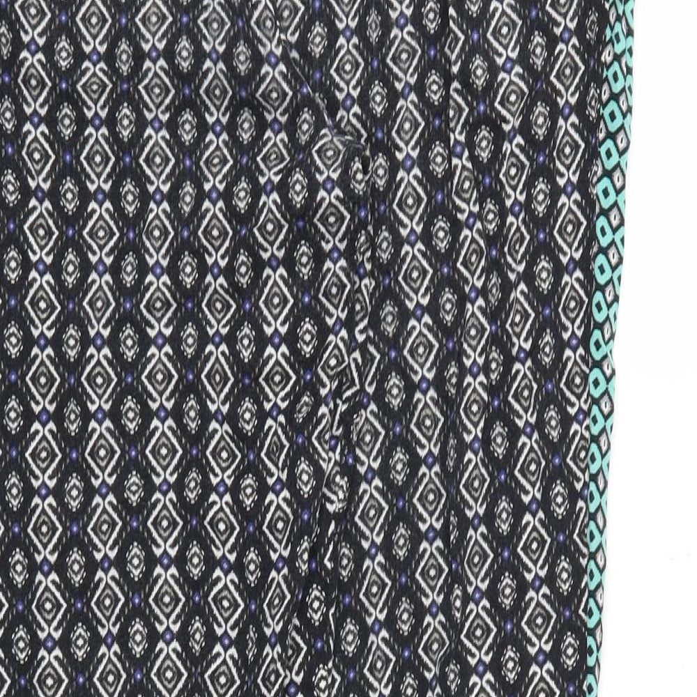 TU Womens Green Argyle/Diamond  Jegging Trousers Size 16 L30 in - Stretch waistband