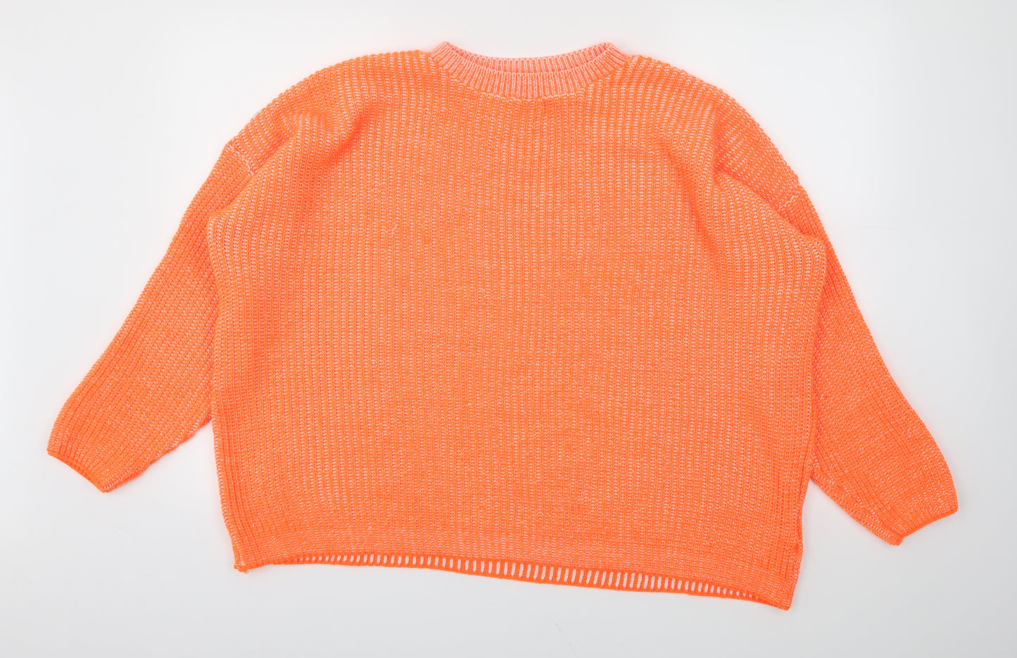 New Look Womens Orange   Pullover Jumper Size M