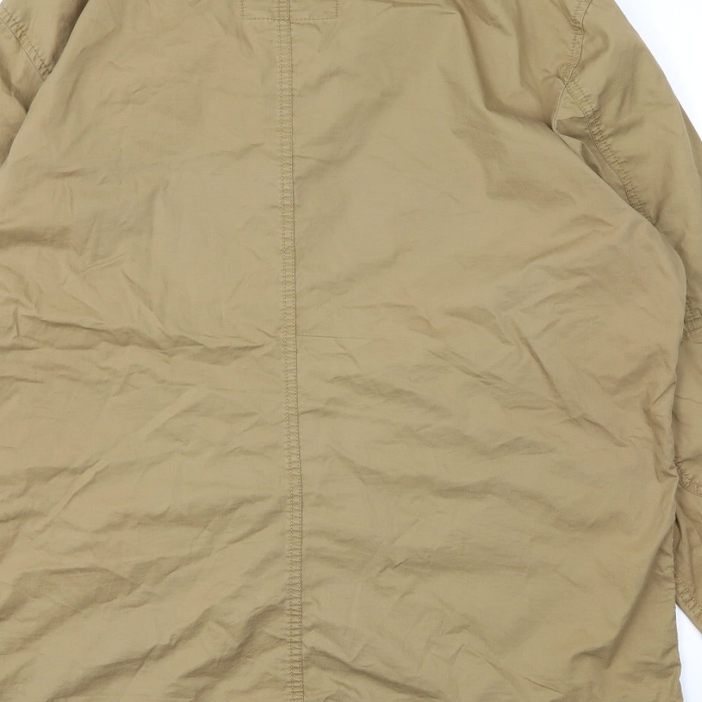 Easy Mens Beige   Jacket Coat Size L