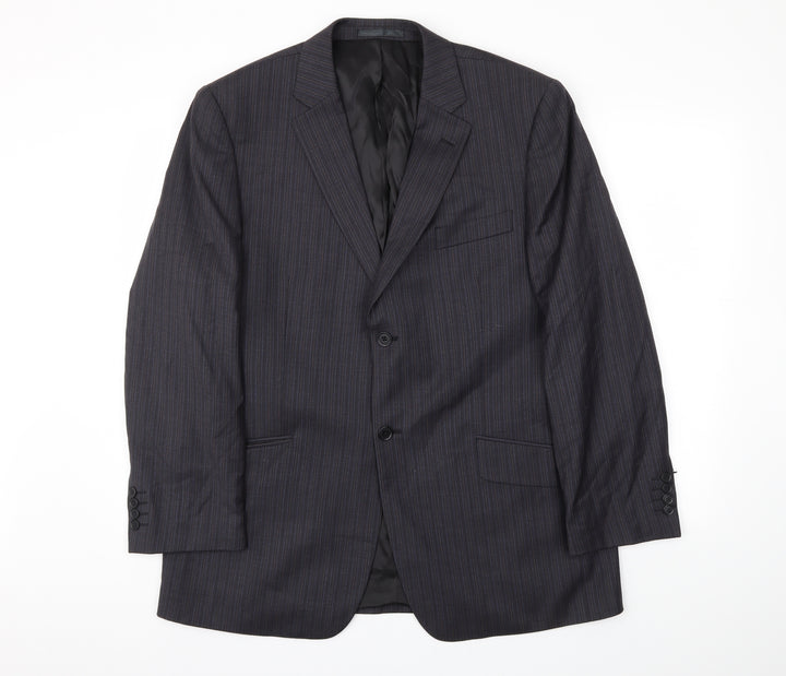 BROOK Mens Black Jacket Blazer Size 40