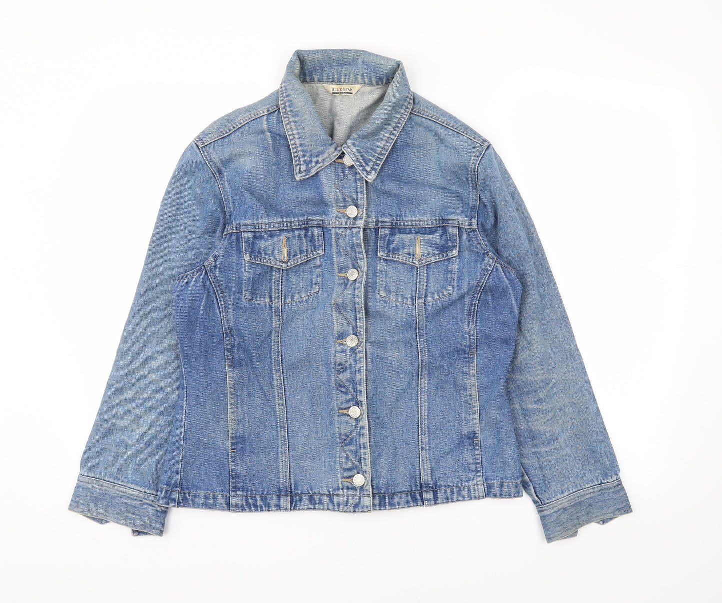 Blue Star Womens Blue   Jacket  Size 14