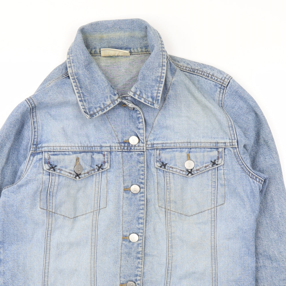 Principes Womens Blue   Jacket  Size 12