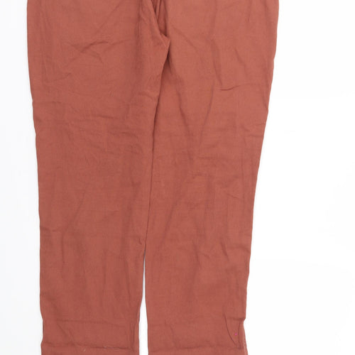 DENIM & CO  Womens Brown   Trousers  Size 16 L31 in
