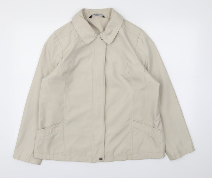 BM Womens Beige   Jacket Coat Size M
