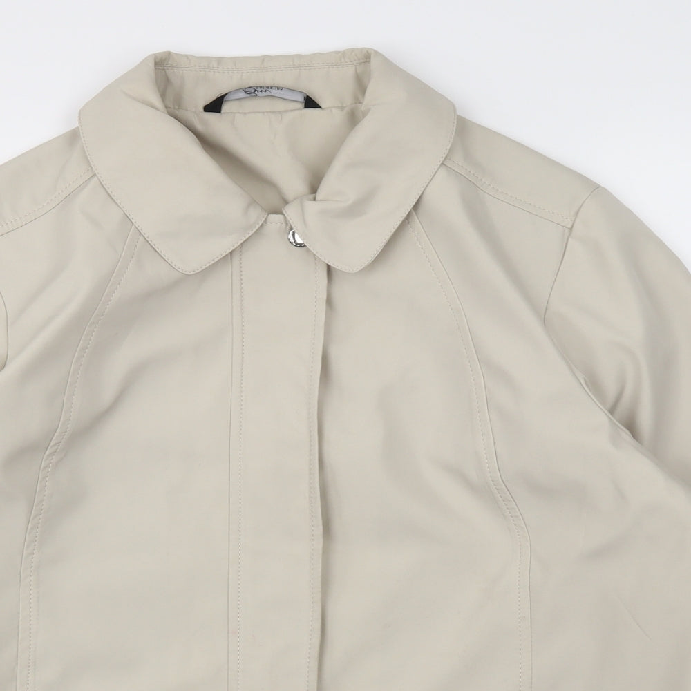 BM Womens Beige   Jacket Coat Size M