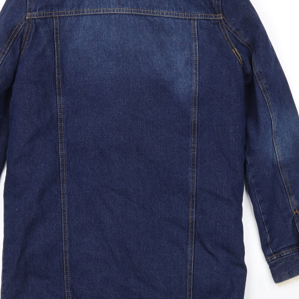 DENIM &CO  Womens Blue   Jacket Coat Size 12