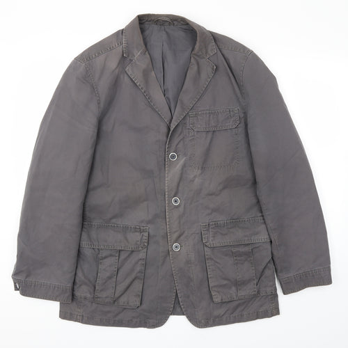 M&S Womens Grey   Jacket Coat Size M