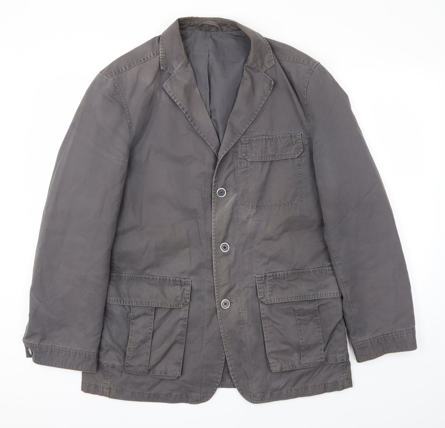 M&S Womens Grey   Jacket Coat Size M