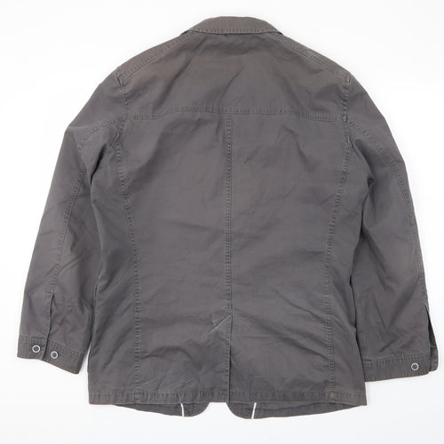 M&S Womens Grey   Jacket Coat Size M