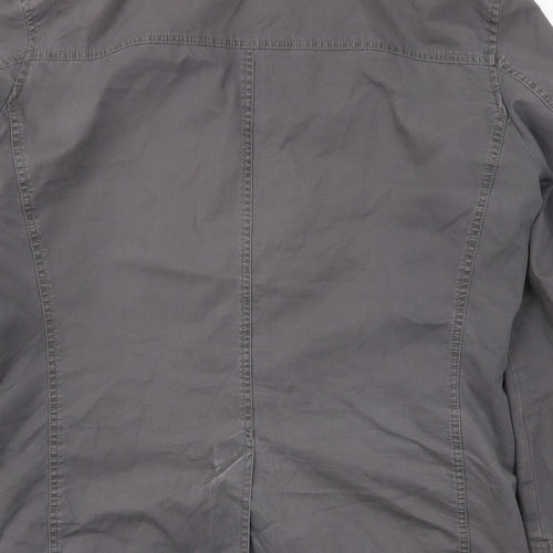 M&S Womens Grey   Jacket Coat Size M