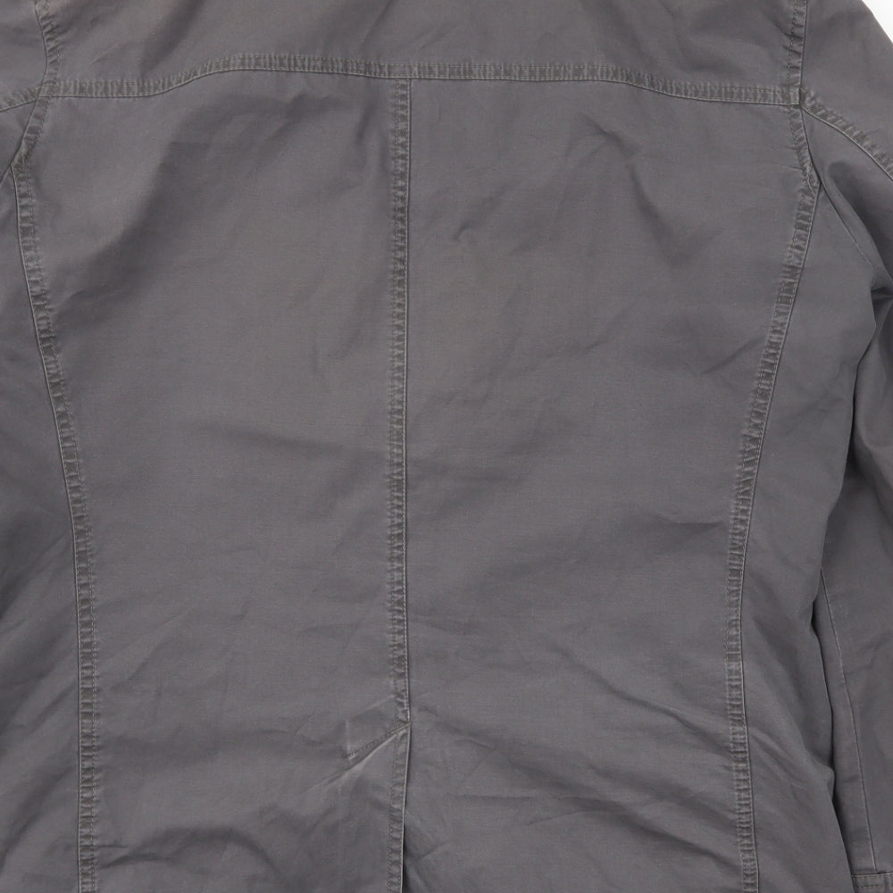 M&S Womens Grey   Jacket Coat Size M