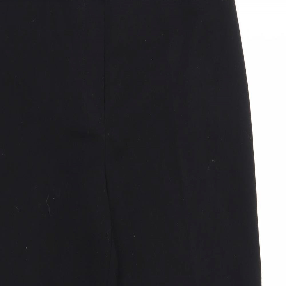 M&S Womens Black   Trousers  Size 10 L27 in