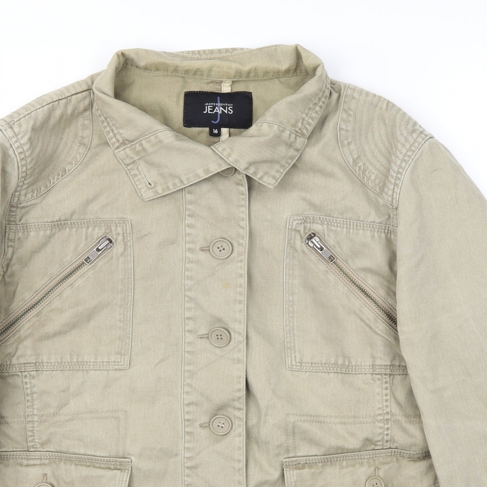 JEANS  Womens Beige   Jacket Coat Size 16