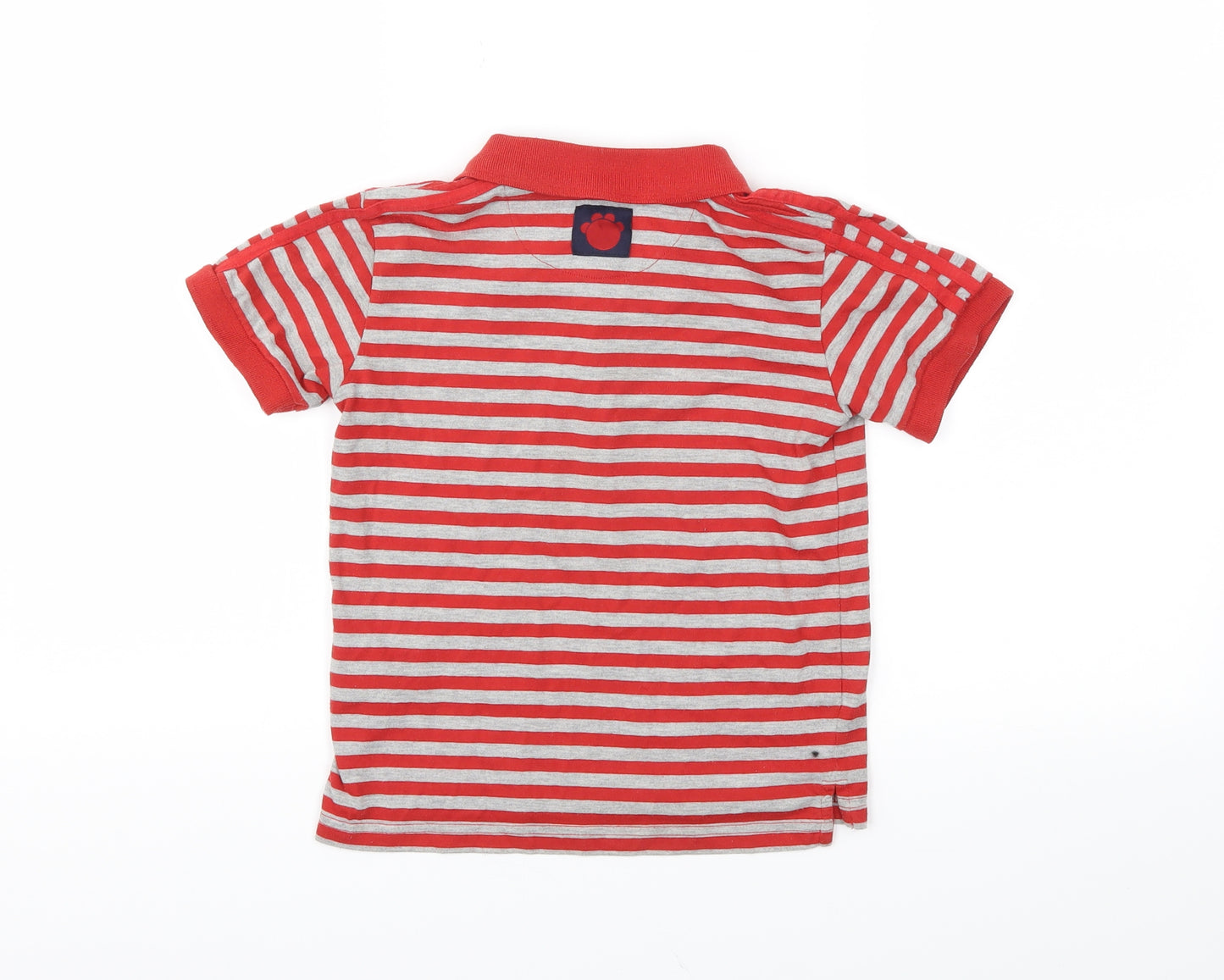Lonsdale Boys Red Striped  Basic T-Shirt Size 5-6 Years
