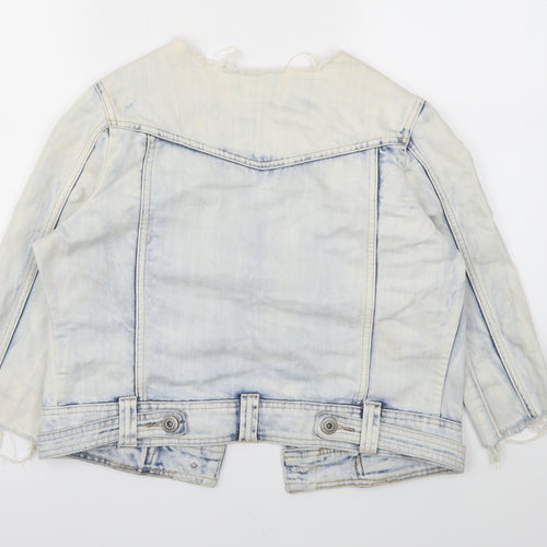 Dorothy Perkins Womens Blue   Jacket  Size 14