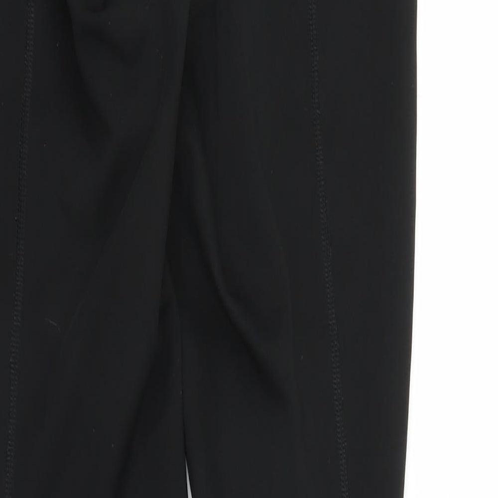 adidas Womens Black   Compression Trousers Size 8 L25 in