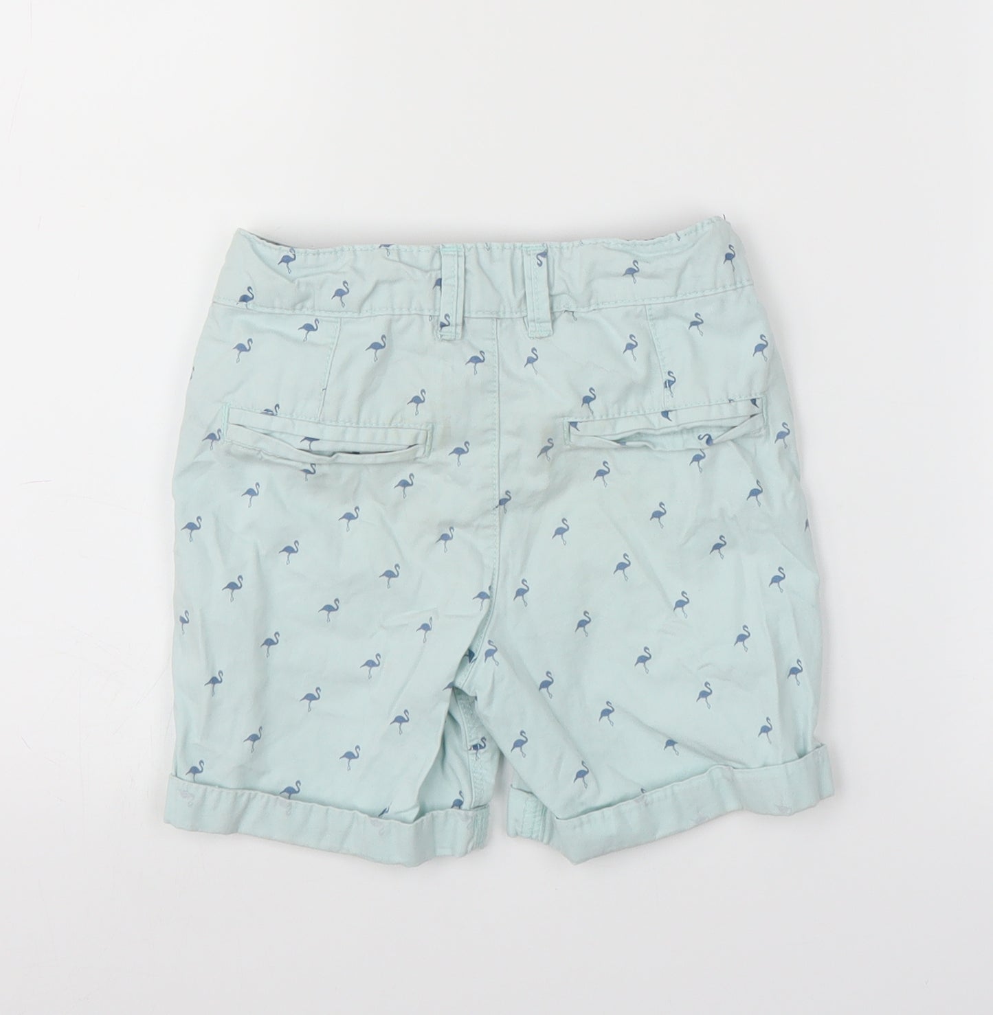 George Boys Blue   Bermuda Shorts Size 4-5 Years - Flamingos