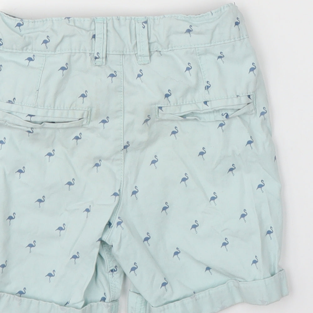 George Boys Blue   Bermuda Shorts Size 4-5 Years - Flamingos
