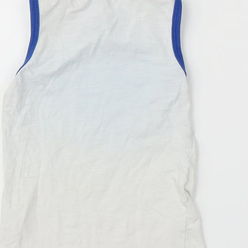Matalan Boys White   Basic Tank Size 5 Years