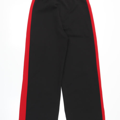 River Island Girls Black Striped  Sweatpants Trousers Size 11-12 Years