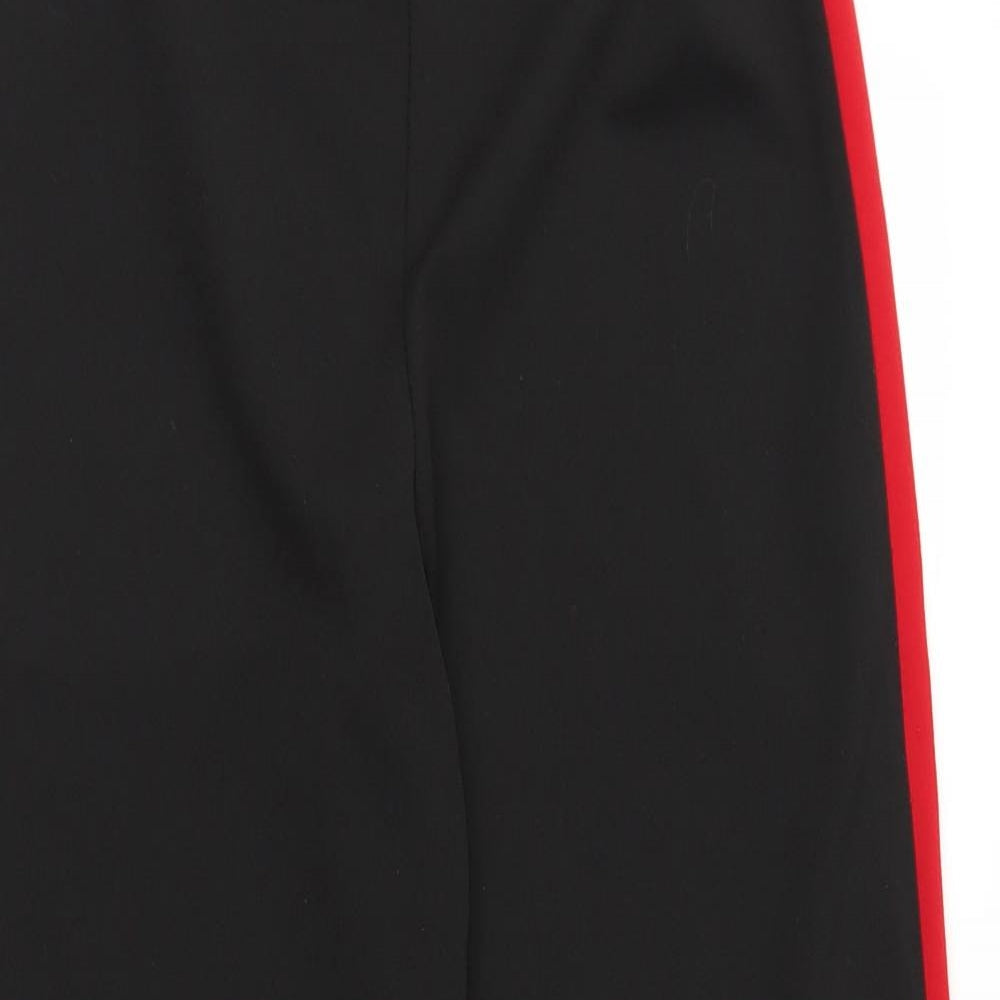 River Island Girls Black Striped  Sweatpants Trousers Size 11-12 Years