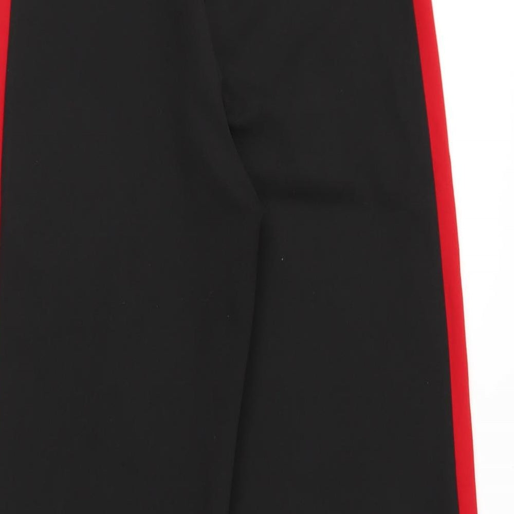 River Island Girls Black Striped  Sweatpants Trousers Size 11-12 Years