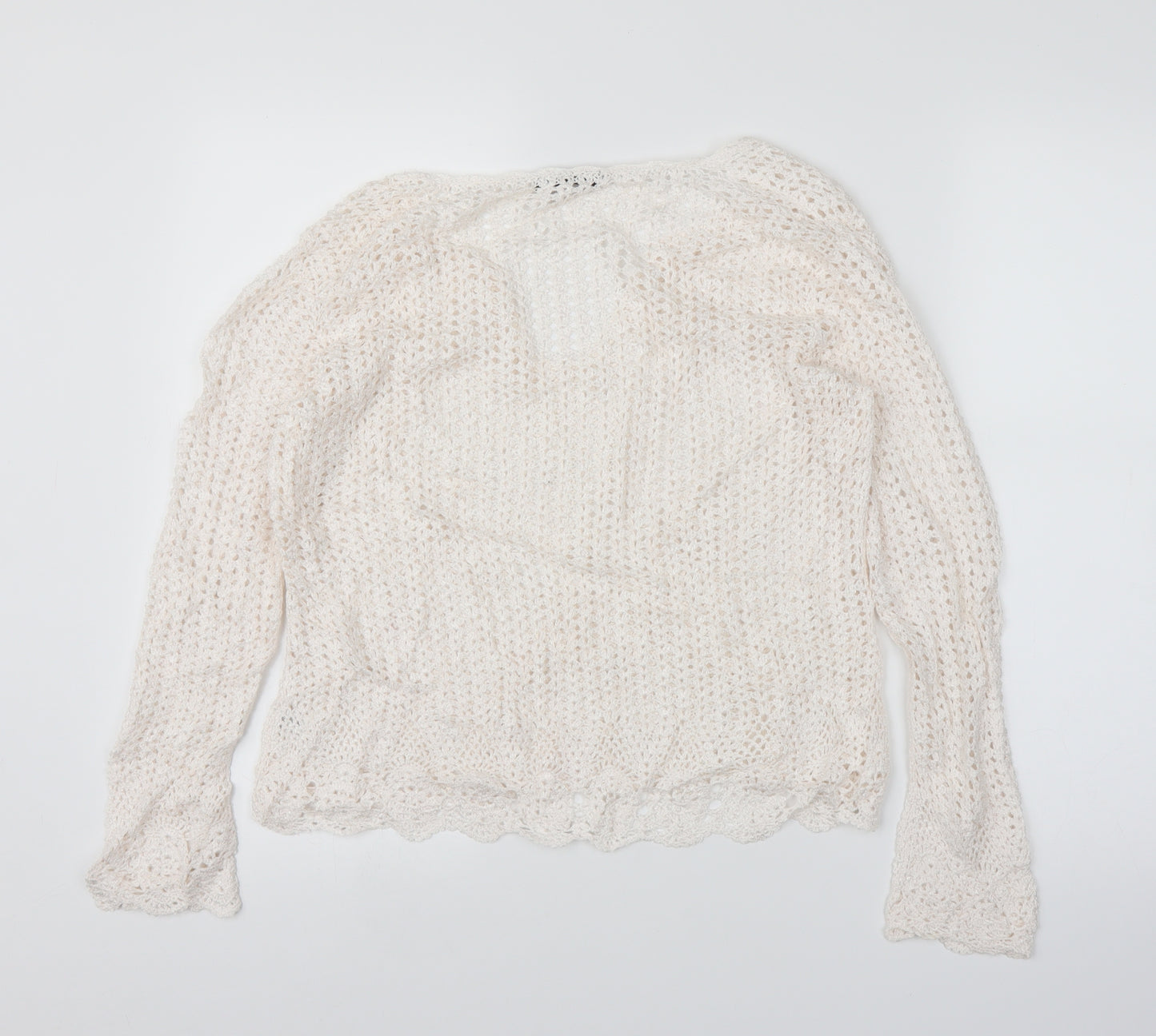 Linea Womens White   Pullover Jumper Size L
