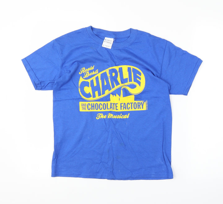 Preworn Boys Blue Basic T-Shirt Size M