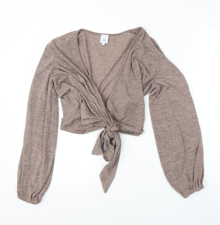 River Island Womens Purple Cardigan Jumper Size 8