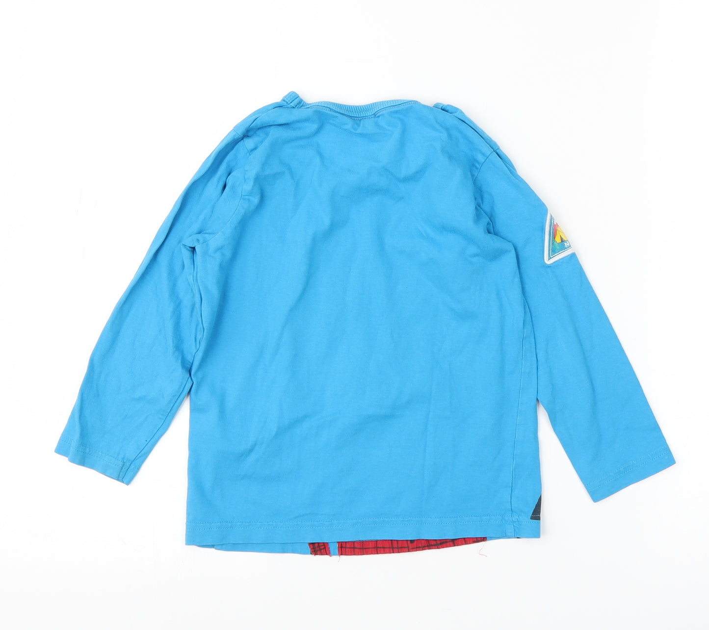 M&S Boys Blue   Basic T-Shirt Size 3-4 Years