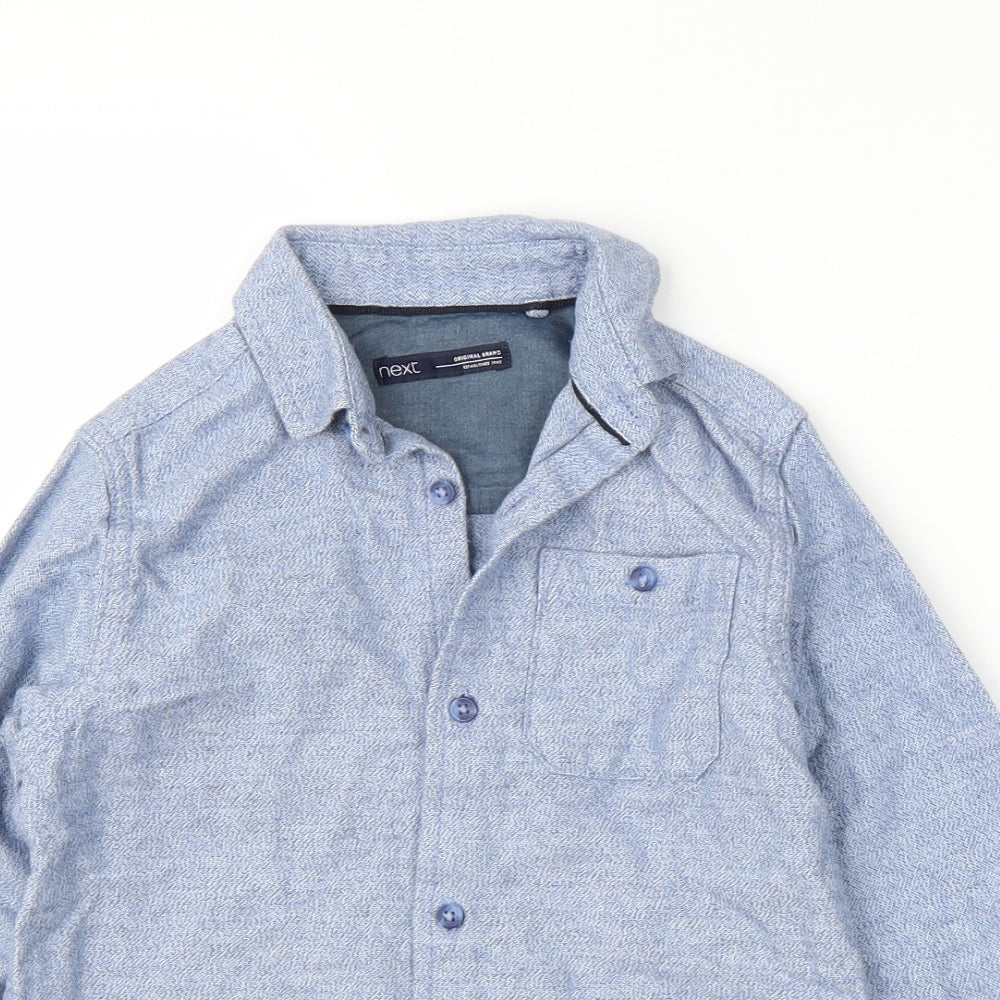 NEXT Boys Blue   Basic Button-Up Size 4 Years